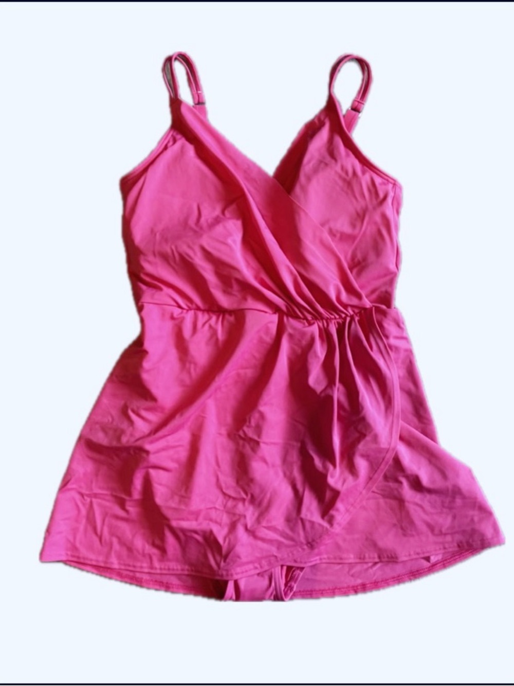 Lands' End Pink One-Piece Swim Dress